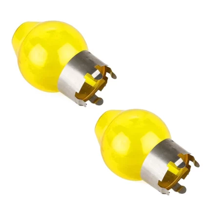 Globe jaune ampoule H4