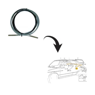 câble tension capote golf 1 cabriolet