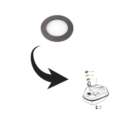 Joint De Bouchon De Réservoir 105x78mm – Compatible Bouchon 80mm Pour Voitures Anciennes, Générateurs, Etc.