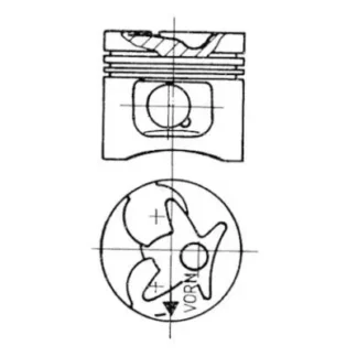 piston Mercedes OM601 OM602 OM603