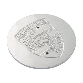Cache-Moyeu Porsche 92836103205 - gris argent